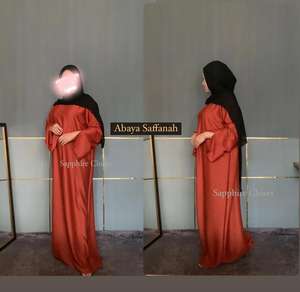 ชุดอาบายะห์ซาฟานาห์สำหรับผู้ใหญ่ ผ้าโพลีเอสเตอร์ ชุดละหมาด เสื้อผ้าสตรีที่สง่างาม - Product Image 3