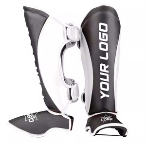 Protège-tibia Muay Thai en cuir de haute qualité Protège-pieds et jambières efficaces - Product Image 5