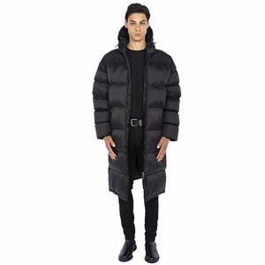 Parka Larga de Invierno Personalizada al por Mayor, Chaqueta Acolchada con Cuello Alto, Logotipo Frontal, Resistente al Viento, Diseño Sólido, OEM ODM - Product Image 1