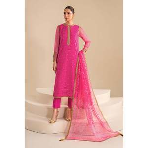 Conjunto de Traje de Chifón Bordado para Mujer SF-626 - Product Image 4