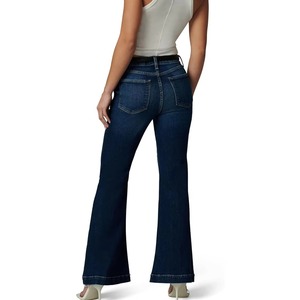 Novedad, Jeans Holgados Negros para Mujer, Pantalones Vaqueros de Cintura Alta y Pierna Ancha con Cierre de Cremallera, Proveedor Directo de Fábrica - Product Image 6