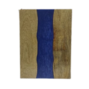 Elegante bandeja rectangular de madera para servir para comedor, decoración del hogar y regalos, artesanías de resina, modelo de Ángel, presentación de comida pintada - Product Image 1