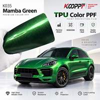 Film de protection de peinture (PPF) en TPU couleur pour covering automobile 1,52x15M, haute brillance, fournisseur OEM d'usine