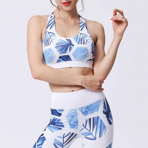 Nuevo Conjunto de Yoga de Dos Piezas para Mujer, Marca Privada, Logotipo Personalizado, Nailon y Elastano, Sin Costuras, Cintura Alta, Transpirable, Talla Grande - Product Image 5