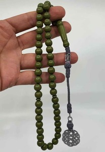 Muslim Prayer <b>Bracelet</b> Pendant 99-<b>Beads</b> Religious Rosary Acrylic Tasbih for Women and <b>Men</b> Handmade Zikr <b>Beads</b> - Product Image 4