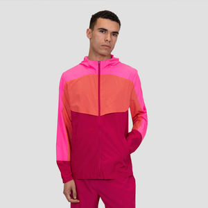 Custom Brand Men's Outdoor Windbreaker <b>Jacket</b> Winter Waterproof Eco-Friendly Fabric Hooded Lightweight Windbreaker <b>Jacket</b> - Product Image 2