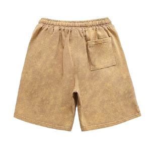 Shorts Unisex para Adultos con Logotipo Personalizado, Transpirables, de Punto Recto, Lavados al Ácido, Estilo Vintage Desgastado, Estilo Playero - Product Image 2