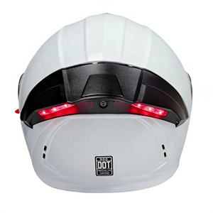 Para cascos de motocicleta de cara completa LED especializados para hombres y mujeres Universal para todas las estaciones para montar en el comercio exterior - Product Image 1