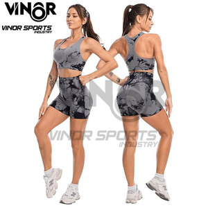 Complete Workout Sets for Women <b>Butt</b> <b>Lifting</b> <b>Leggings</b> High Impact Sports Bra & Gym Shorts Ultimate Comfort Yoga Sets - Product Image 4