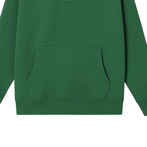 Sweat à capuche en molleton de coton à demi-zip pour femme, personnalisé, à manches longues, délavé à l'acide, streetwear, écologique, avec poche - Haute qualité - Product Image 2