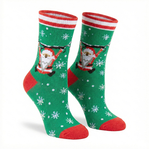 Calzini Termici Natalizi Super Confortevoli per Uso Quotidiano, Taglia Unica, Morbidi ed Elastici con Motivo a Fiocchi, Confezione Monouso Calda - Product Image 5