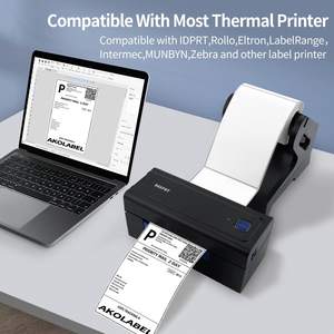 A6 46 Waterproof Thermal Waybill Label Roll Self-Adhesive Barcode <b>Sticker</b> for Supermarket & <b>Promotion</b> Custom Size - Product Image 6