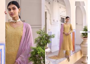 Pura <b>Jam</b> Satin Dig Print with Heavy Neck and Daman Embroidery Work with Dupatta Kurtis - Product Image 5