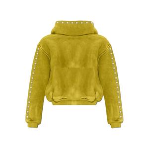 Vente Flash 2026 – Sweat à Capuche Unisexe 400 GSM Brodé de Strass Coupe Classique avec Effet Délavé Acide – Personnalisable pour l'Hiver - Product Image 4
