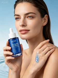 Sérum Éclat Peptidique Bleu Complexe Peptidique au Bakuchiol Anti-Âge Raffermissant Hydratant Essence Visage 30ml OEM ODM - Product Image 2