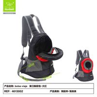 Mochila Transpirable Semicircular de Oxford para Mascotas con Cremallera, Ideal para Viajes al Aire Libre, Venta al por Mayor Directa de Fabricante