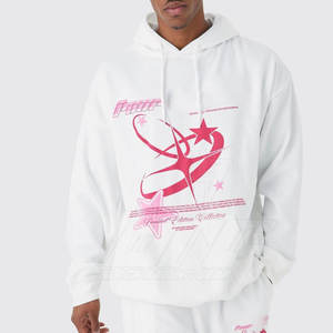 Cantidad a granel de alto rendimiento de invierno con capucha Casual hombres chándales de calidad superior 100% algodón Puff impresión para hombres - Product Image 3