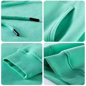 ชุดวอร์มผู้ชายแบบกำหนดเองสำหรับฤดูหนาว ผ้าฟลีซสองชิ้น เสื้อฮู้ดแบบสวมหัว กางเกงขายาว ดีไซน์กระเป๋าคุณภาพสูง ระบายอากาศได้ดี แห้งเร็ว - Product Image 4