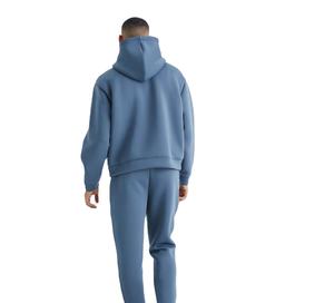 Chándal Deportivo Informal con Capucha Estampado de Invierno, de Alta Calidad, Ajustado, Cómodo, con Cordón, Talla Grande - Product Image 3