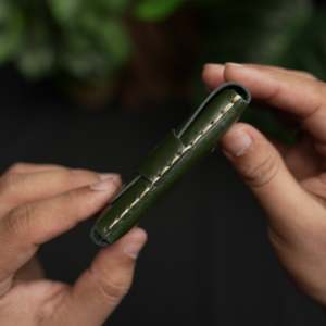 No. 101 All in one Card <b>wallet</b> Dark <b>Green</b> color - Product Image 6