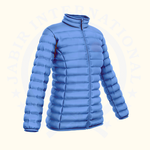 Veste matelassée d'hiver unisexe pour hommes et femmes, style ample et épaissi avec impression de logo personnalisé, fermeture à glissière, caractéristique imperméable - Product Image 3