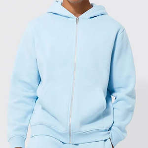 Alta calidad Venta caliente Slim Fit Jogging Chándal Hombres 100% Poliéster Liso Cremallera Chándal Para Hombres - Product Image 5