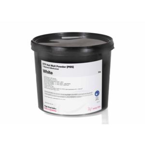 Polvo Termofusible (PES) en Cubeta de 3 kg para Impresión por Transferencia en Camisetas y Ropa de Trabajo - Product Image 1