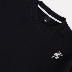 Sudadera OEM de cuello redondo de mezcla de algodón pesado para hombre, diseño bordado de gran tamaño informal de invierno, logotipo personalizado hecho en Pakistán - Product Image 4