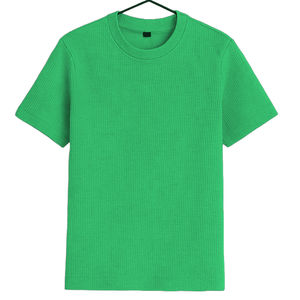 Camiseta de Hombre de Manga Corta con Cuello Redondo, de Color Sólido, con Logotipo Personalizado, de Spandex/Poliéster, Impresión por Serigrafía, Secado Rápido - Product Image 3