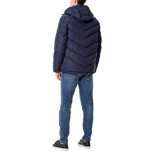 Doudoune personnalisée de haute qualité pour hommes avec rembourrage en duvet bulle Logo avant Design élégant - Product Image 4