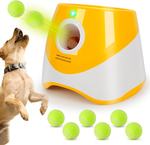 Giocattolo interattivo per animali domestici, lancio automatico di palline da Tennis per lanciare palline da Tennis per cani - Product Image 1