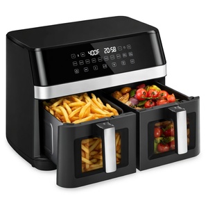 หม้อทอดไร้น้ำมันอัจฉริยะแบบดิจิตอล รุ่น Professional 12QT สองตะกร้า พร้อมหน้าจอสัมผัส วัสดุสแตนเลสเกรด A+ - Product Image 1