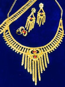 Ensemble de bijoux de mode vintage 2024 d'inspiration italienne, collier en cuivre plaqué or 24 carats directement des États-Unis et de la France pour l'Allemagne et la Turquie - Product Image 4