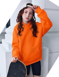 Sweat-shirts à capuche en molleton de qualité supérieure, pulls décontractés pour enfants, tenues de mode pour l'automne et l'hiver - Product Image 1
