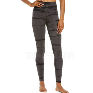 Leggings de sport taille haute sexy pour femme, effet froncé fessier, nouveau logo personnalisé, couleur unie, moulant, sans couture, push-up, imprimé, taille élastique - Product Image 2