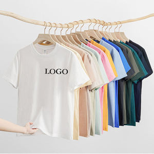 Camiseta Lisa de Alta Calidad para Impresión de Logotipos, Algodón Grueso, Impresión DTG, DTF y Serigrafía, OEM - Product Image 1