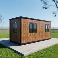 Maison de jardin type Granny Flat - Maison conteneur pliable - Structure en acier en U et toit entièrement soudé de 1,0 mm