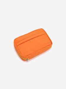Nylon Cosmetic <b>Bag</b> Fashionable Medium Storage Makeup Water Resistant Lightweight Durable Zipper Closure Portable Foldable - Product Image 3