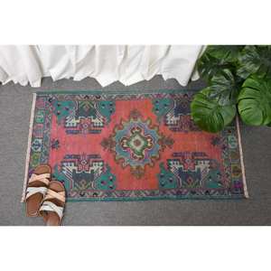 Alfombra de lana turca Vintage de 18x34 pies, diseño de retazos verde naranja, técnica de tejido plano para decoración para sala de estar, látex de 4m de ancho - Product Image 4