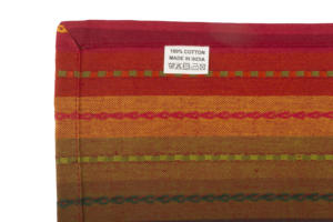 100% Cotton Napkin Woven Checkered Pattern Square and Rectangle Shapes - Product Image 4