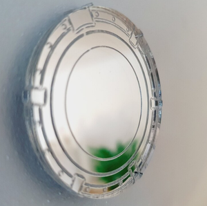 Miroir miniature fait main, miroir de hublot à l'échelle 1/12, décoration murale nautique maritime - Article de haute qualité - Product Image 1