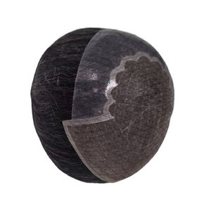 Peluca de Cabello Humano Q6 Yaki para Hombre, Tupé de Cabello Virgen Remy con Trama Única, Rizado Naturalizador Bangladash, Extensión de Cabello con Gorro Remi - Product Image 3