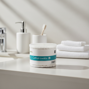 Hisopos de algodón de doble punta Q-Tips con palo de papel absorbente, hisopos de algodón para maquillaje, hisopos de algodón para bebés con diferentes puntas - Product Image 1