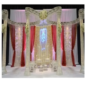 Blomy เสาไฟเบอร์ตกแต่งงานแต่งงานสไตล์แมนเด็ปหรูหราทำจากใยไฟเบอร์ตกแต่งเวทีออสเตรเลีย - Product Image 1