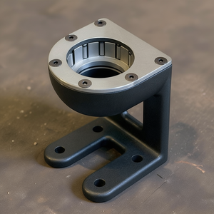 ISO .50 Fixed Bench Vise 90 Degree PRAMET <b>Mounting</b> <b>Block</b> 5030g Gross Weight - Product Image 3