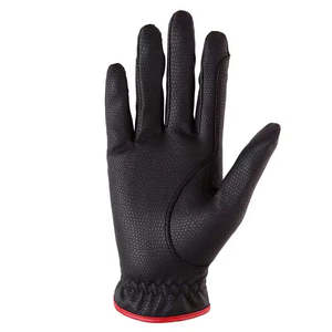 Gants d'équitation en cuir synthétique personnalisés pour hommes-Gants d'équitation équestres professionnels anti-fente - Product Image 4