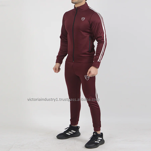 Trinda tela chándal tela Super Poly uniforme ropa deportiva gimnasio al aire libre poliéster 2 piezas conjunto - Product Image 1