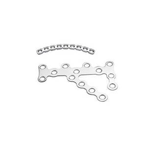 Micro plaque droite maxillofaciale 1.0 avec implant traumatique à 16 trous pour chirurgie esthétique - Product Image 3