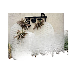 ฉากหลังงานแต่งงานพร้อมเชิงเทียนติดผนังดีไซน์ทันสมัยเหมาะสำหรับงานปาร์ตี้งานหมั้นการต้อนรับและการถ่ายภาพ - Product Image 1