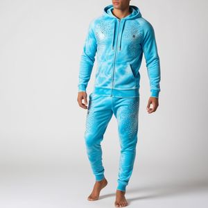 Survêtement élégant pour homme avec strass, vente chaude, respirant, confortable, de haute qualité, facile à laver, survêtement avec strass sur mesure - Product Image 2